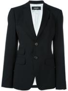 Dsquared2 Classic Blazer, Women's, Size: 42, Black, Polyester/spandex/elastane/viscose/virgin Wool
