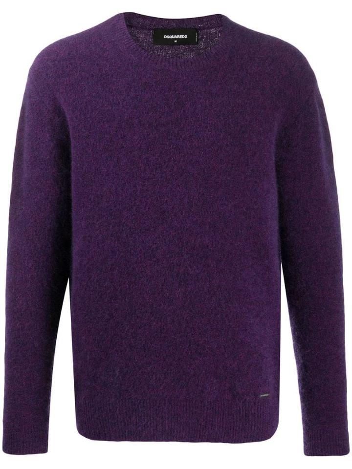 Dsquared2 Crew Neck Sweater - Purple