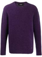 Dsquared2 Crew Neck Sweater - Purple