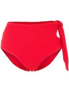 Suboo Giselle High Waisted Bikini Bottoms - Red