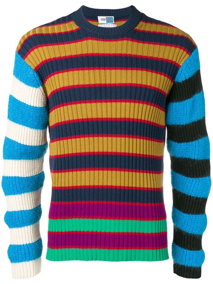Kenzo Memento Striped Sweater - Blue