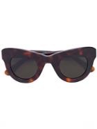 Sun Buddies - Uma Sunglasses - Unisex - Plastic/other Fibres - One Size, Brown, Plastic/other Fibres
