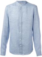 Brunello Cucinelli Denim Shirt, Men's, Size: Xxxl, Blue, Cotton/linen/flax