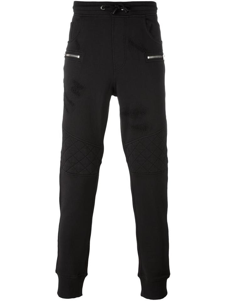Just Cavalli Tapered Track Pants, Men's, Size: Small, Black, Cotton