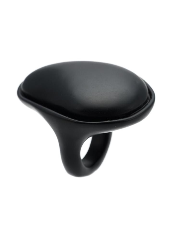 Uma Raquel Davidowicz Resin Ring - Black