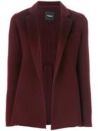 Theory Double-faced Pleated Jacket - Pink & Purple