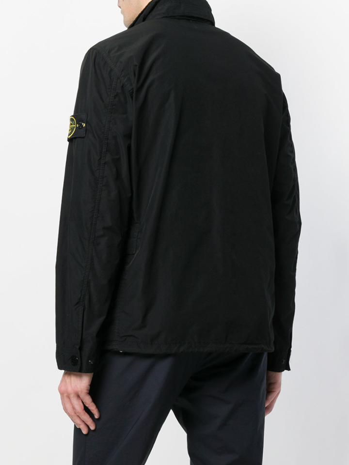 Stone Island David Tela Light-tc Jacket - Black