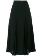 Ermanno Scervino Pleated Detail Skirt - Black