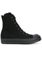 Rick Owens Drkshdw Lace-up High-top Sneakers - Black