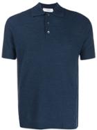Pringle Of Scotland Knitted Polo T-shirt - Blue