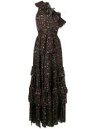 Ulla Johnson One Shoulder Ruffle Dress - Black