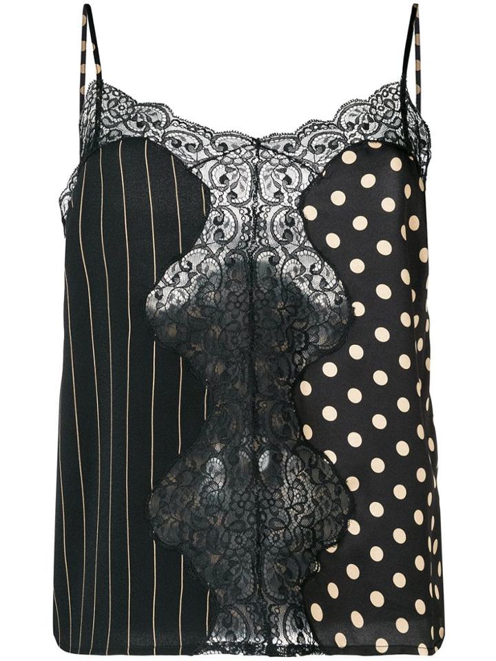 Antonio Marras Lace Panel Top - Black
