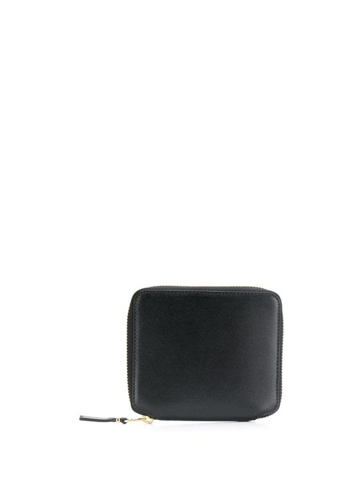 Comme Des Garçons Shirt Zip Around Wallet - Black