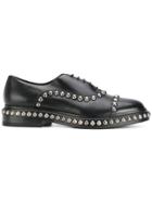 Santoni Studded Brogues - Black