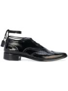Dsquared2 Ankle Tie Brogues - Black
