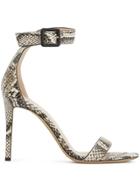 Giuseppe Zanotti Neyla Python-effect Sandals - Neutrals