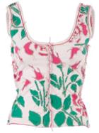 Projet Alabama Patterned Tank Top, Women's, Size: Small, Pink/purple, Cotton