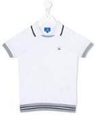 Fay Kids - Striped Polo Shirt - Kids - Cotton - 12 Yrs, Boy's, White