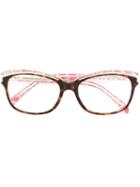 Emilio Pucci Square Frame Glasses, Acetate/metal Other