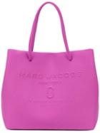 Marc Jacobs - Logo Shopper East-west Tote - Women - Polyurethane - One Size, Pink/purple, Polyurethane