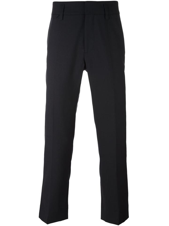 Marc Jacobs Cropped Tailored Trousers, Men's, Size: 46, Blue, Cotton/viscose/virgin Wool