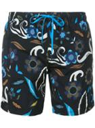 Fendi - Floral Print Swim Shorts - Men - Spandex/elastane/polyimide - 52, Blue, Spandex/elastane/polyimide