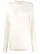 Ma'ry'ya Loose Fit Jumper - White