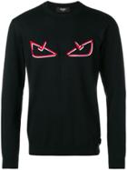 Fendi Bag Bugs Eye Sweatshirt - Black