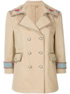 Ermanno Scervino Double-breasted Button Jacket - Nude & Neutrals