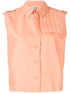 Chanel Vintage Quilted Panel Shirt - Pink