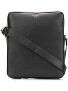 Thom Browne Textured Leather Shoulder Bag - Black
