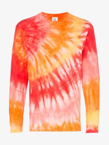 Stain Shade Tie Dye Cotton Sweatshirt - Multicolour
