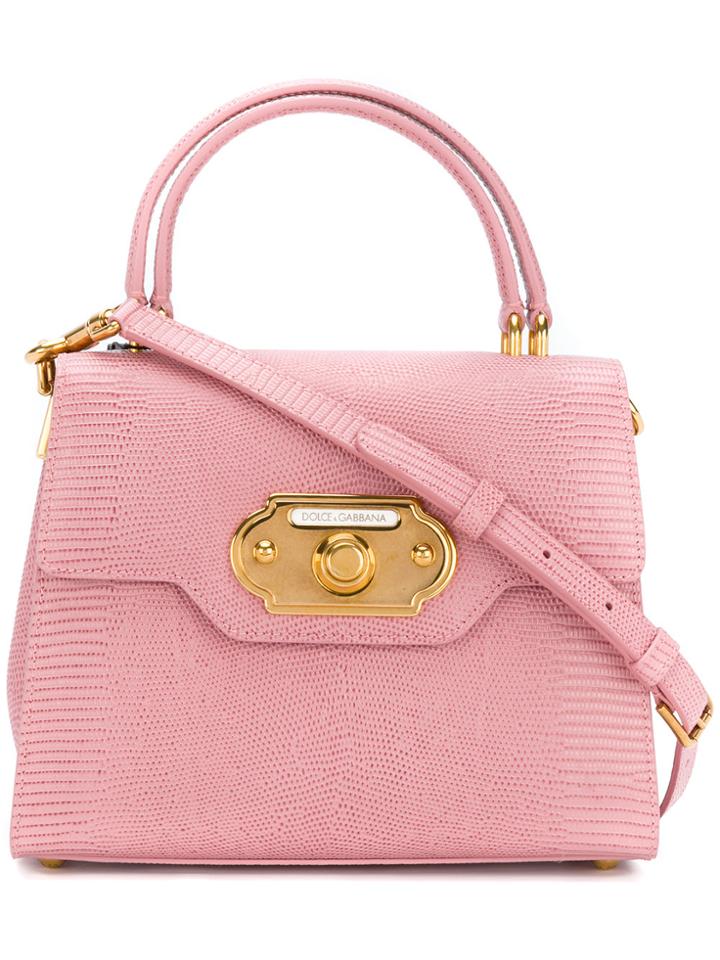 Dolce & Gabbana Welcome Tote - Pink & Purple
