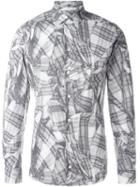 Vivienne Westwood Man White Tartan Print Shirt