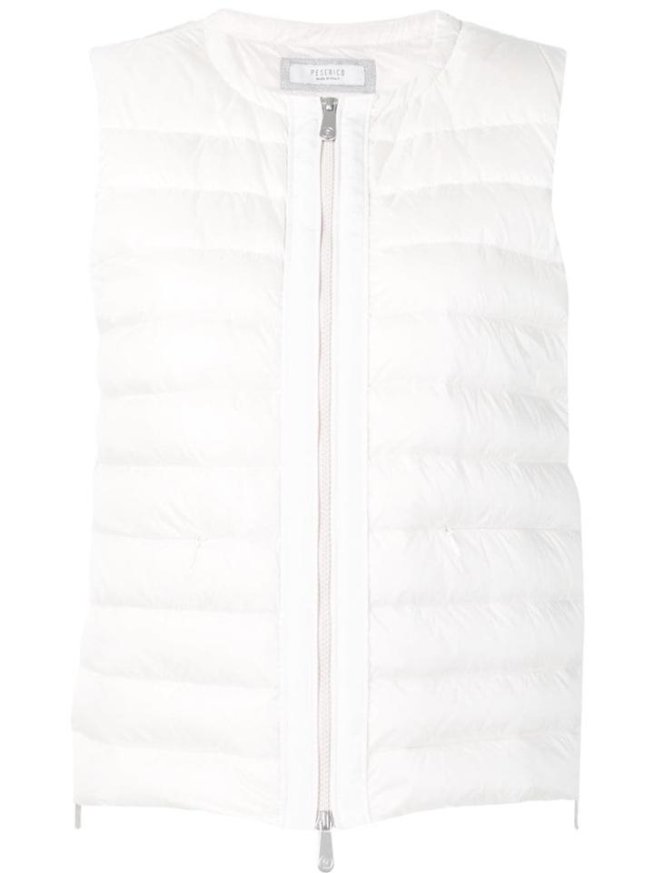 Peserico Padded Gilet - White