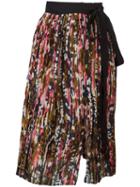Marni Tie Waist Wrap Skirt, Women's, Size: 40, Silk