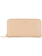 Dkny Zipped Continental Wallet - Nude & Neutrals