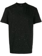 Amen Diamond Stitch Sequin T-shirt - Black