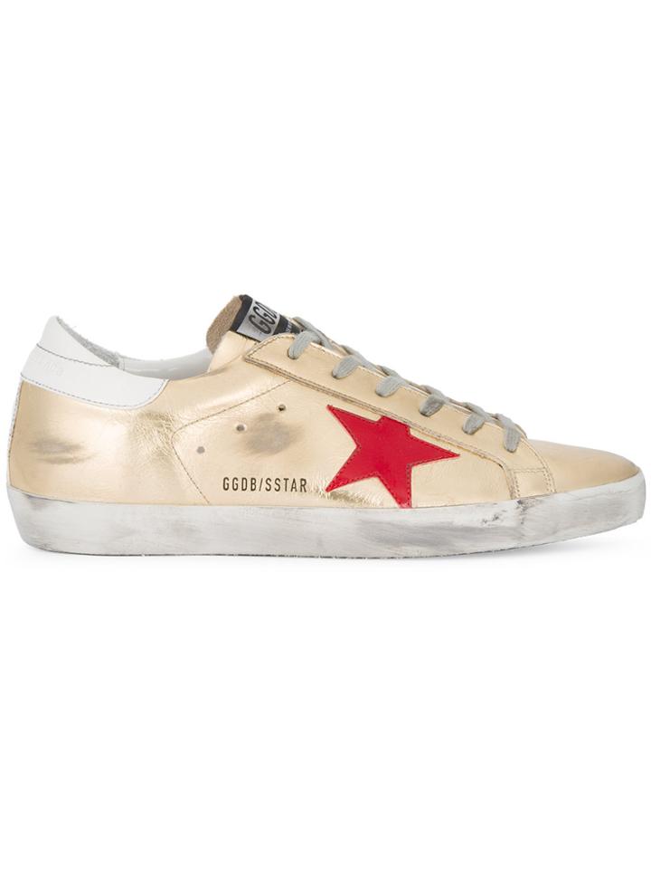 Golden Goose Deluxe Brand Gold Superstar Sneakers - Metallic
