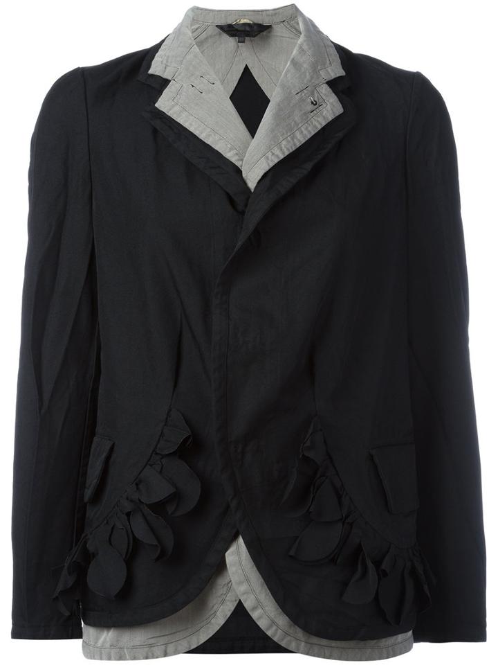 Comme Des Garçons Comme Des Garçons Double Jacket, Women's, Size: Xs, Black, Cotton/polyester