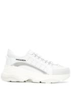Dsquared2 Embroidered Logo Sneakers - White