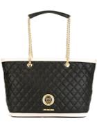 Love Moschino Contrast Trim Quilted Diamond Shoulder Bag