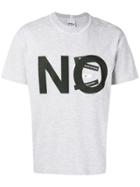 Tigran Avetysian Slogan Patchwork T-shirt - Grey