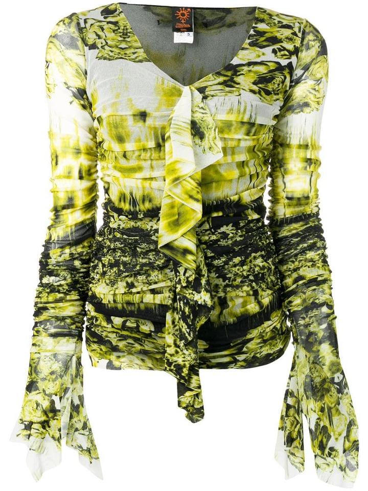Jean Paul Gaultier Pre-owned Gathered Top - Green