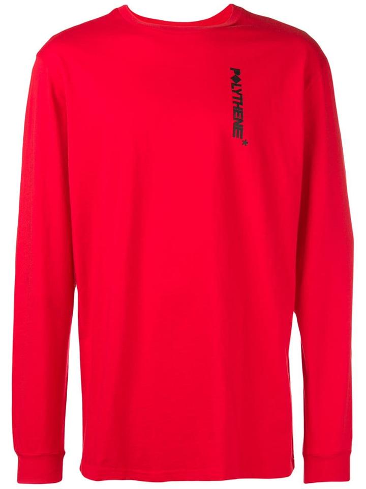 Polythene* Optics Logo Vice Print T-shirt - Red