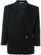 Versace Vintage Asymmetric Suit Jacket - Black