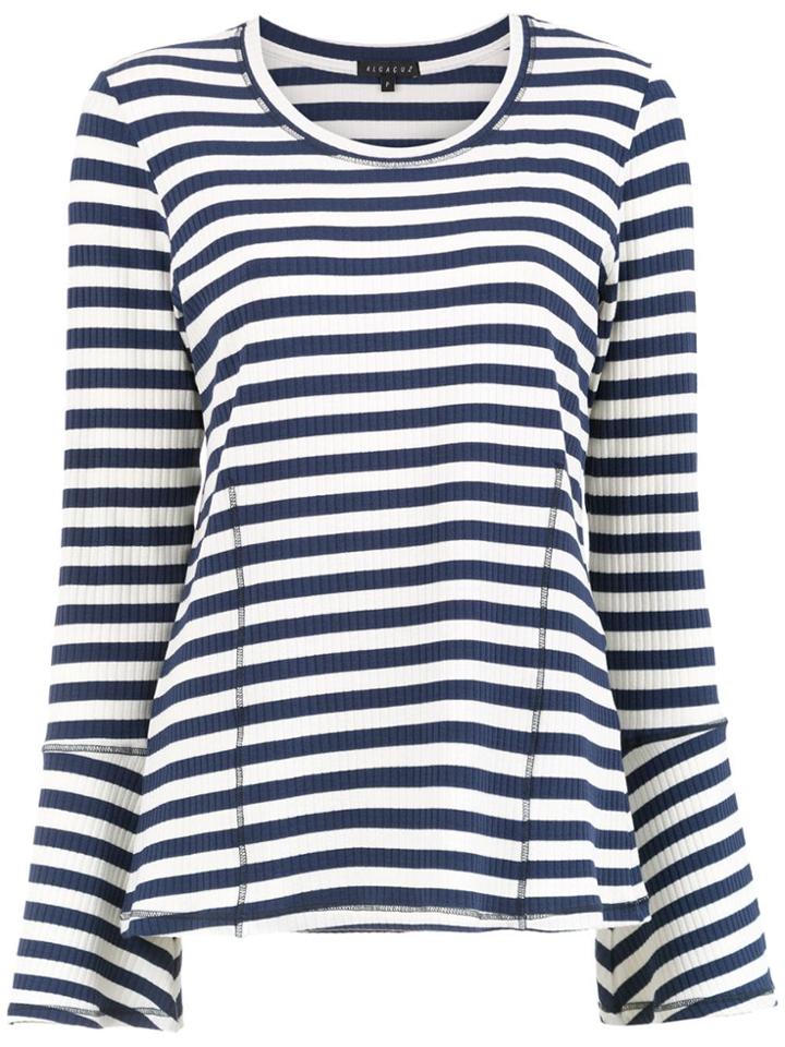 Alcaçuz Giulia Striped Top - Blue