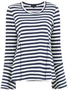 Alcaçuz Giulia Striped Top - Blue