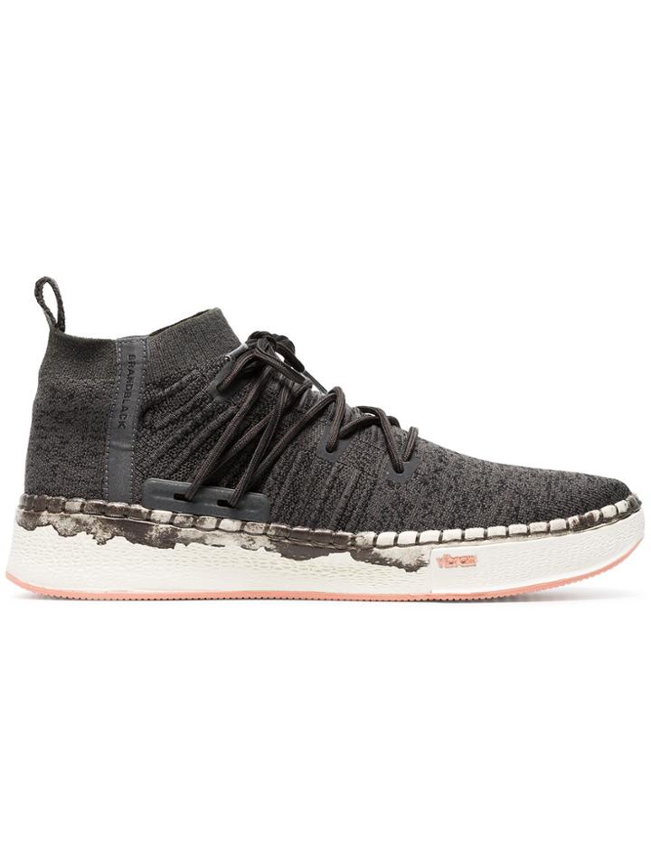 Brand Black Black Delta Shibori Sneakers - Grey