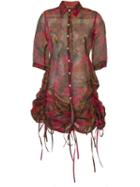 Jean Paul Gaultier Vintage Gathered Detailed Shirt Dress